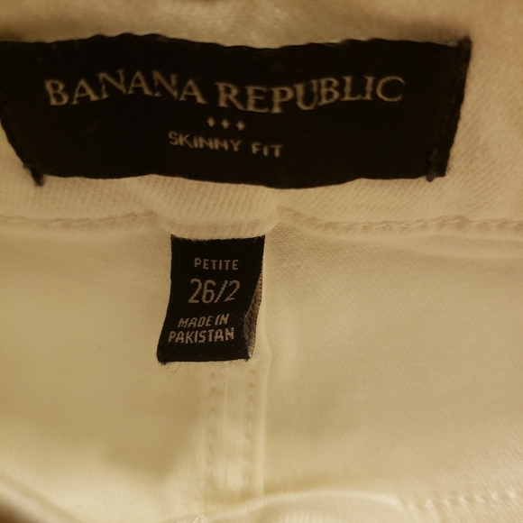 Banana Republic white skinny jeans 2P - Picture 2 of 3